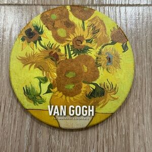 Van Gogh Sunflowers Coaster - Yellow